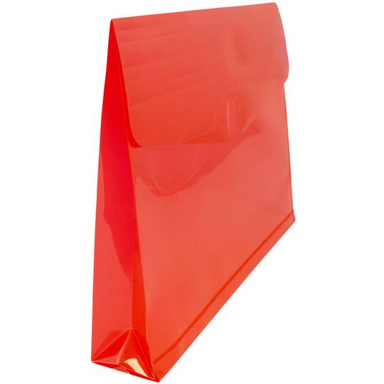 JAM Paper 9.75" x 13" Plastic Hook & Loop Closure Envelopes
